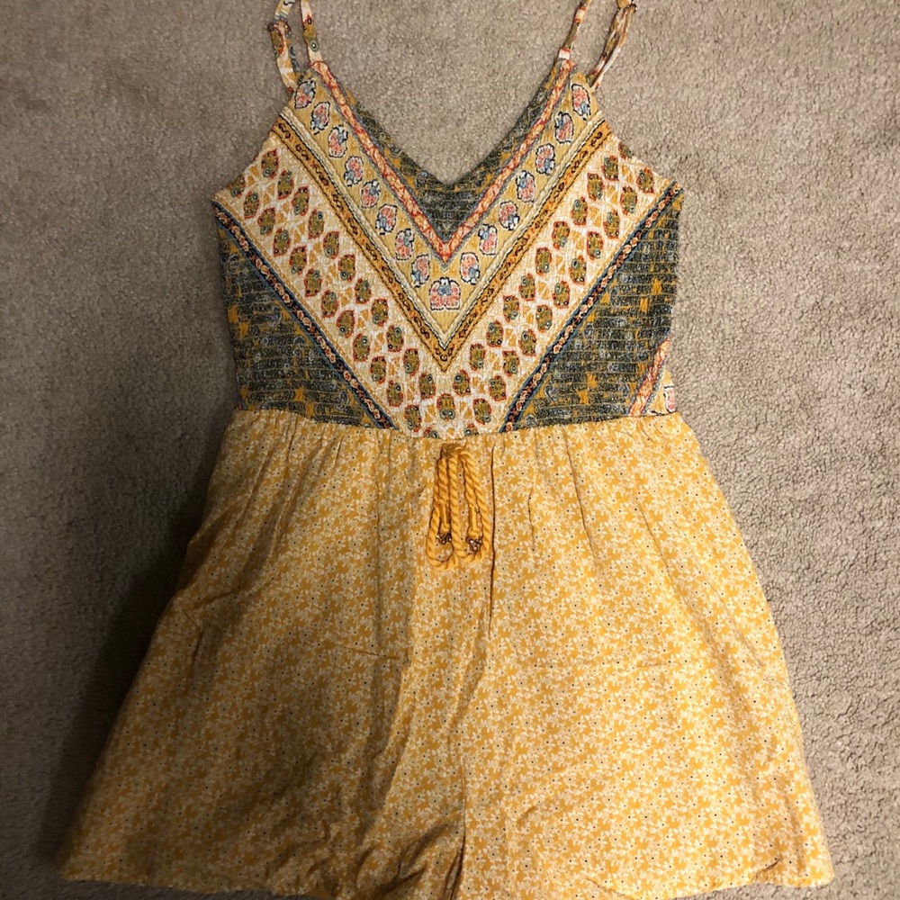 Printed romper